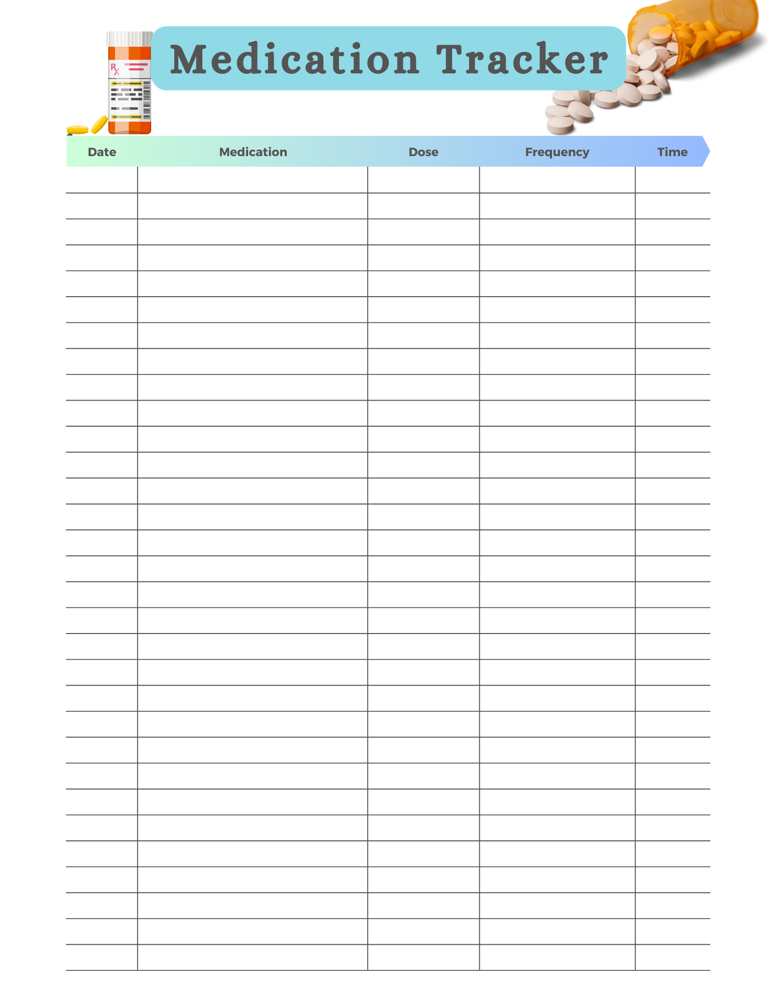 Free ADHD Medication Tracker - Download Your Essential Tool for Managing Medication Easily - Kill the Star