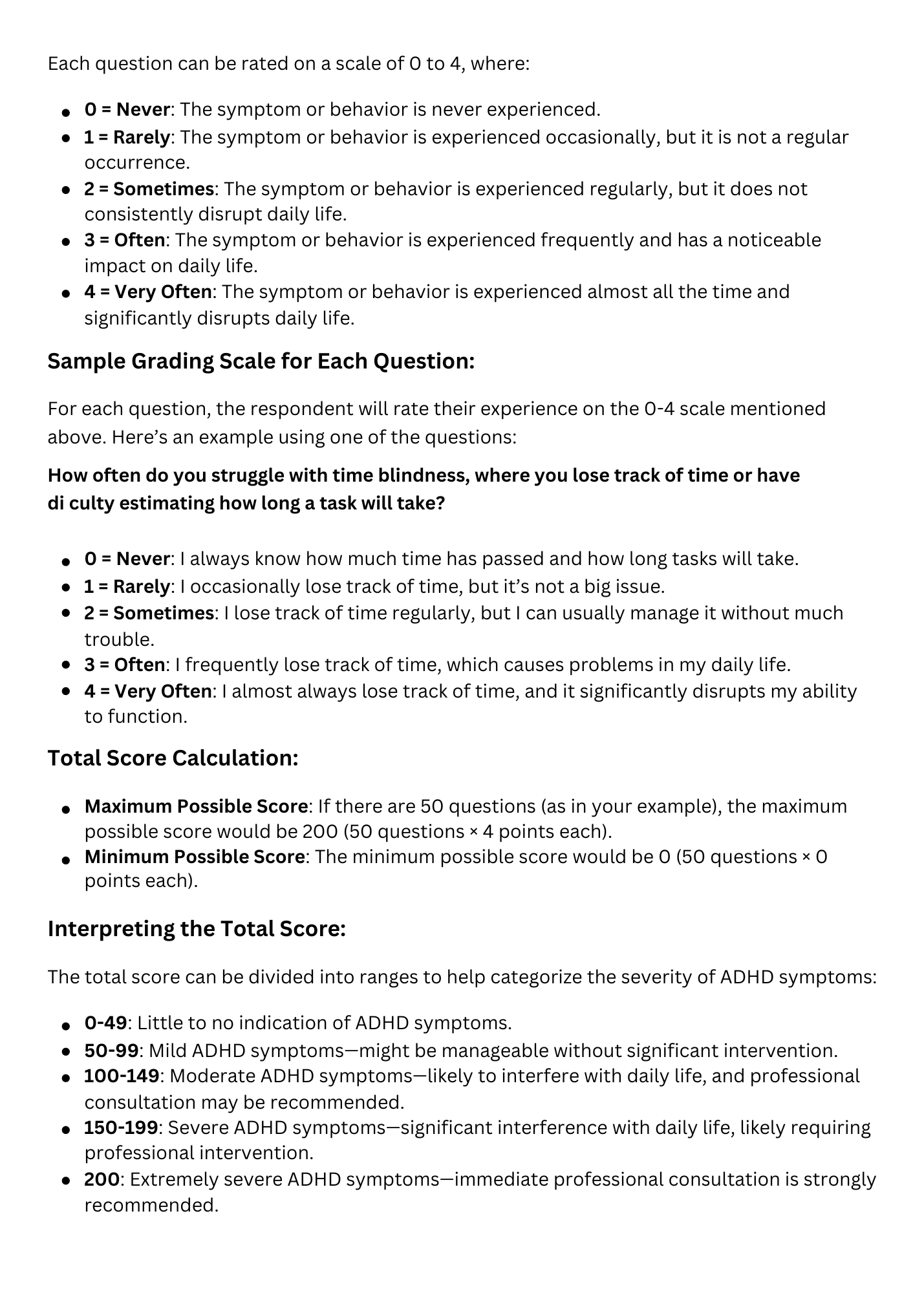 STAR-01 Adult ADHD Self-Report Questionnaire - Adult ADHD Organization - Kill the Star